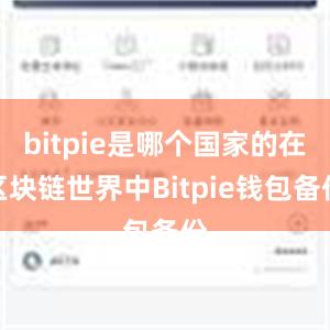 bitpie是哪个国家的在区块链世界中Bitpie钱包备份