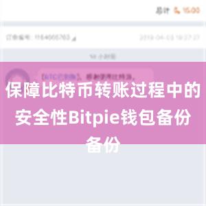 保障比特币转账过程中的安全性Bitpie钱包备份